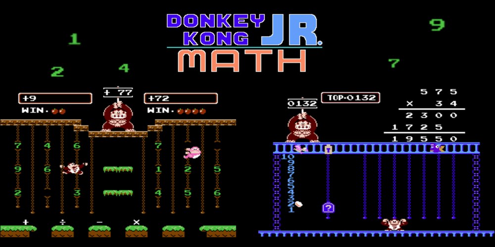 Arte de Donkey Kong Jr. Math