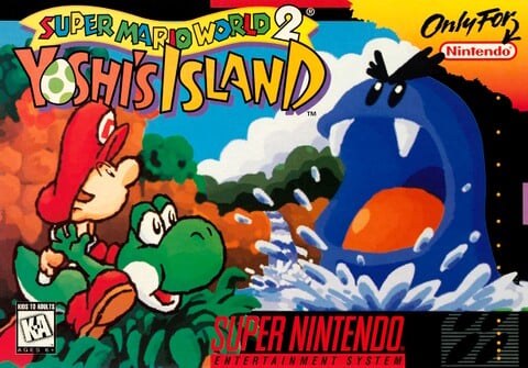 Arte de Super Mario World 2: Yoshi’s Island