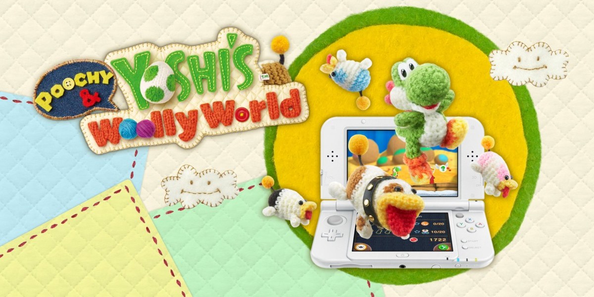 Arte de Poochy & Yoshi’s Woolly World