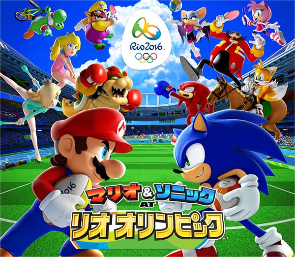 Arte de Mario & Sonic at the Rio 2016 Olympic Games