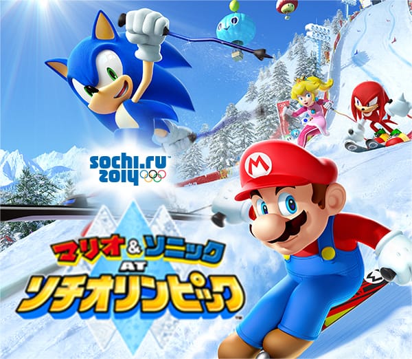 Arte de Mario & Sonic at the Sochi 2014 Olympic Winter Games