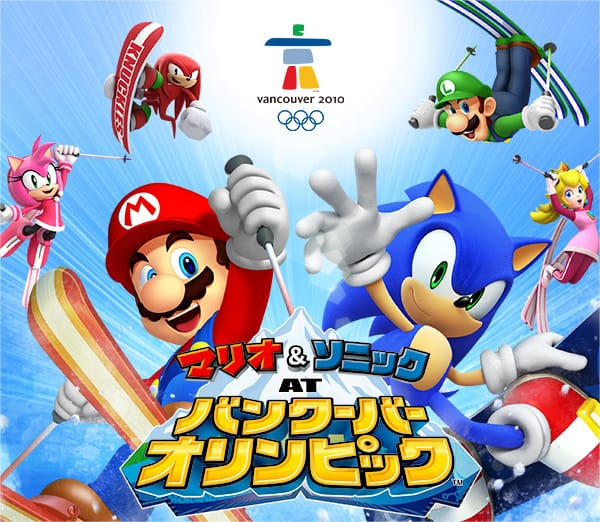 Arte de Mario & Sonic at the Olympic Winter Games
